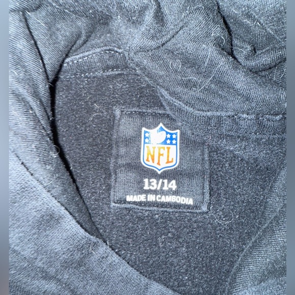 Abercrombie Kids NFL Boys Hoodie - Size 13/14 Black - Picture 3 of 7
